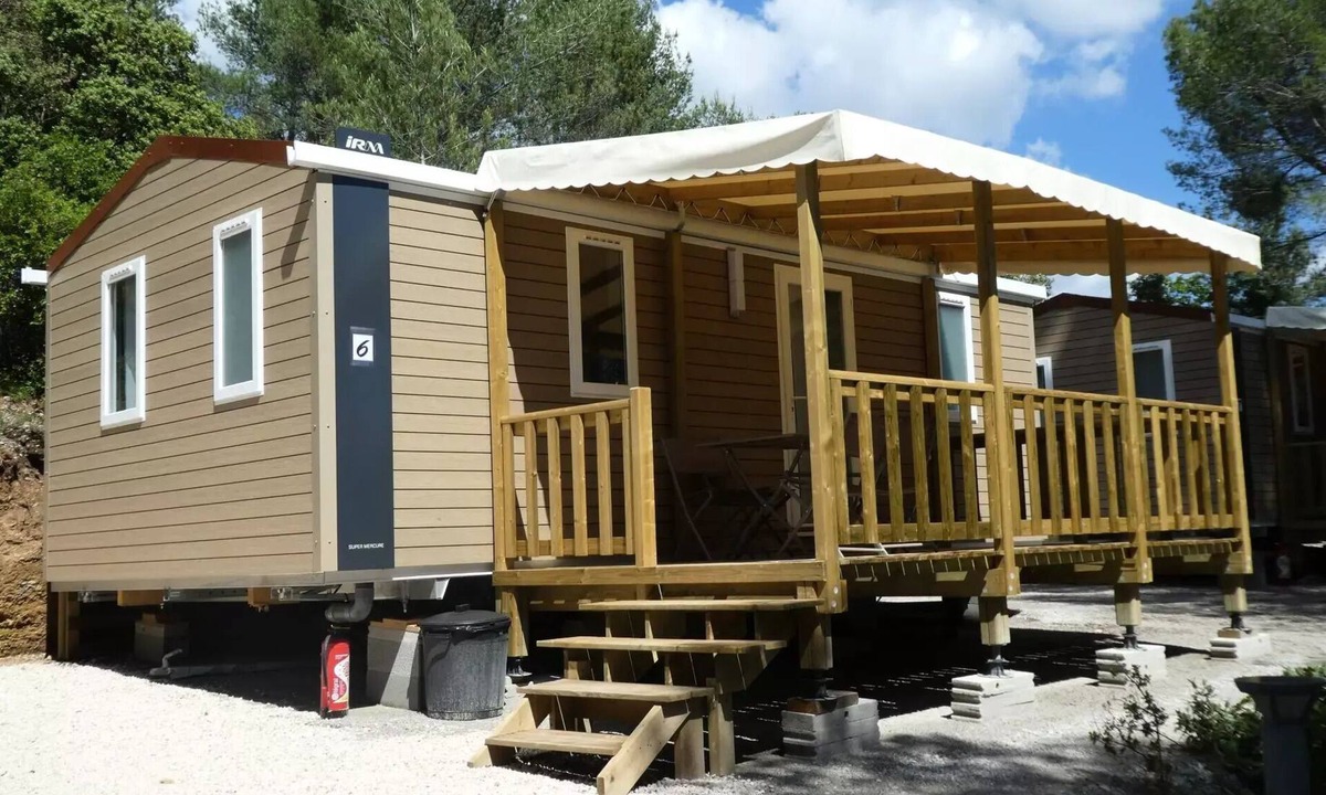 Puyloubier House | Air-conditioned 2-bedroom mobile home for 6 people