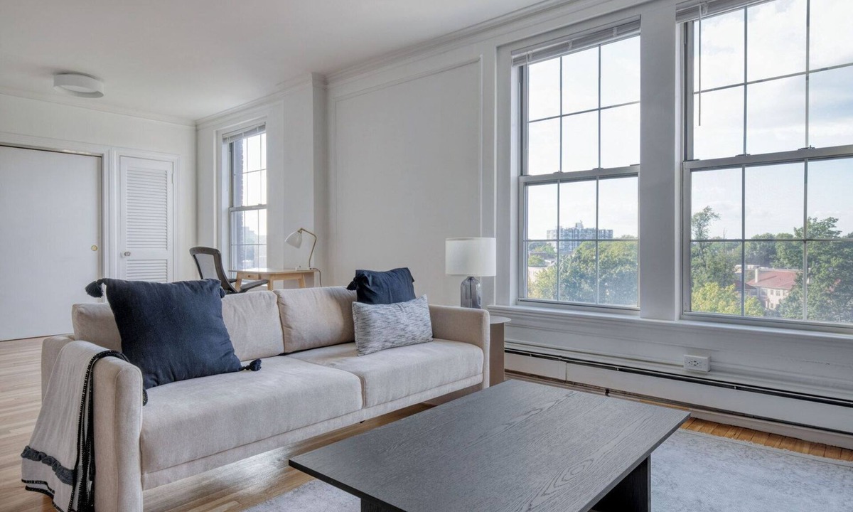 North Brookline Apartment | Airy Brookline 2BR w/W/D, nr Dining & Green Line, by Blueground