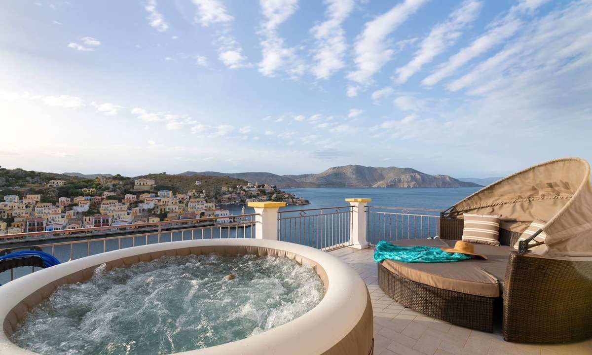 Symi Villa | Alluring Symi Villa | Casa Aegean Breeze | 2 Bedrooms | Breathtaking Sea Views.
