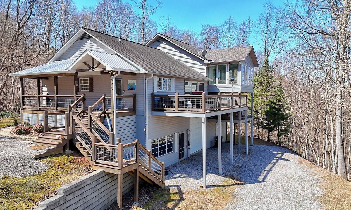 Hiawassee House | Altitude Adjustment by Chatuge Home Concierge | Firepit, Hot Tub, Mountain & Lake Views