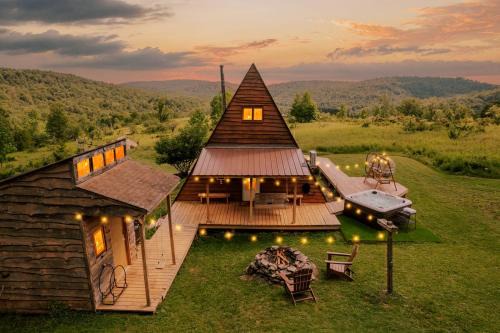 Roscoe Ski Chalet | Amazing A-Frame with ATV on a Private Retreat for an Unforgettable Escape in the Catskills near Roscoe, New York
