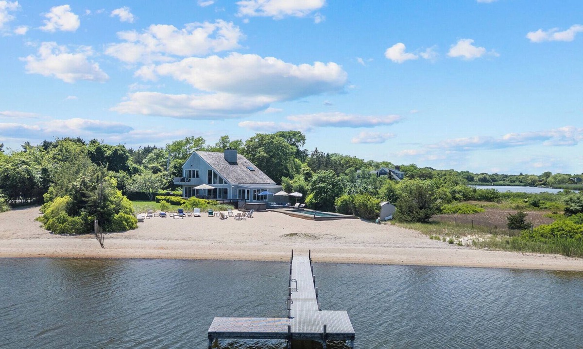 Water Mill House | Amazing Beachfront Water Mill Home with Private Pool and Hot Tub, Perfect.