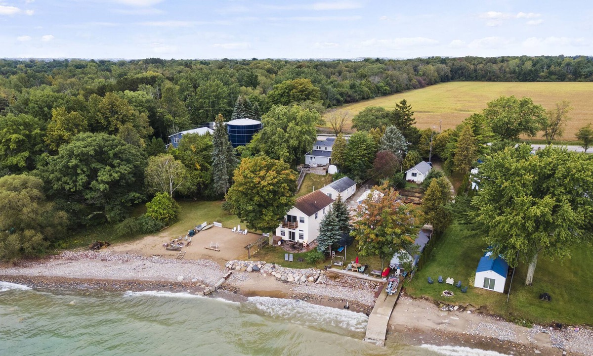 Port Sanilac House | Amazing lake house with private beach and hot tub. 2nd home included jul-aug