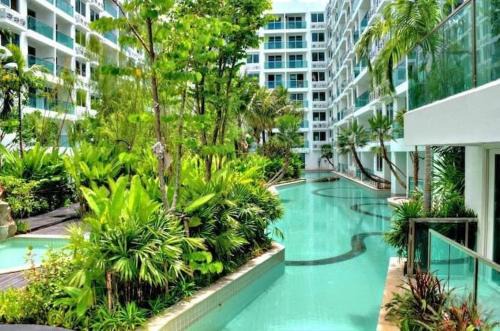South Pattaya Apartment | Amazon Condo, Building B, ground floor with direct pool access