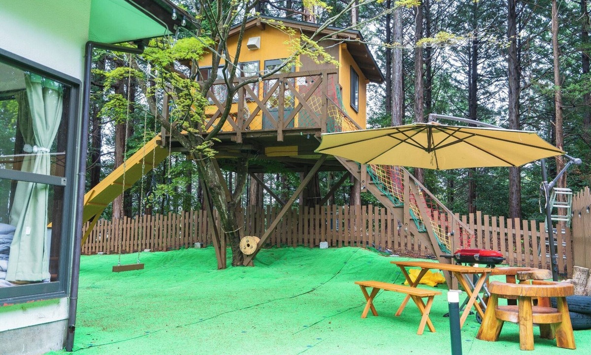 Kannami House | An authentic tree house a private dog run BBQ a/Tagatagun Shizuoka