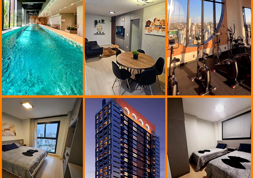 Centro Apartment | Apartamento 2 Quartos Premium com Suíte no Centro com Piscina, Academia e Garagem - Prédio de Alto Padrão