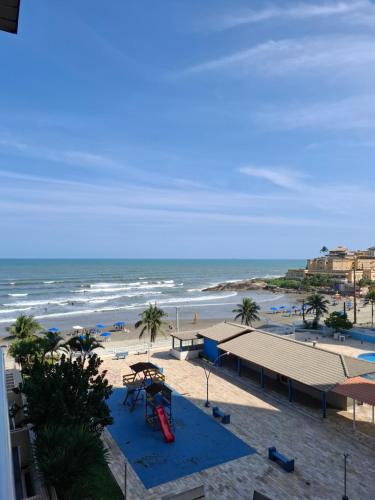 Praia dos Sonhos Apartment | Apartamento, ampla sacada com vista para o mar!