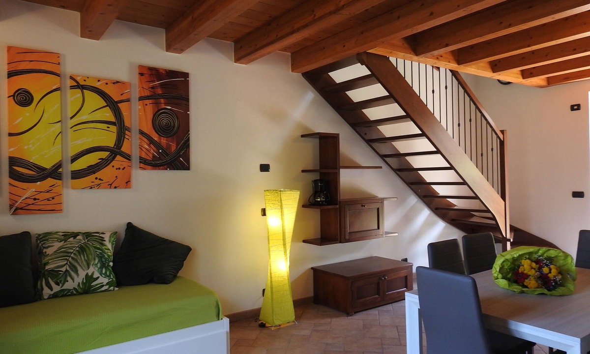 Malcesine Apartment | Apartment balcony view, heated swimming pool, air conditioning,parking area