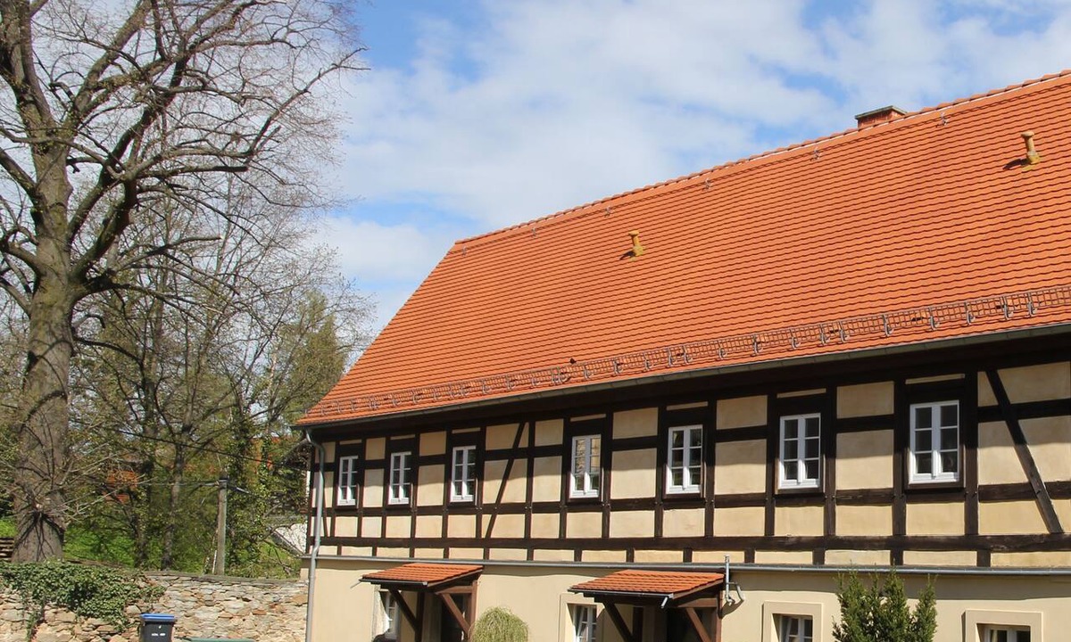 Maxen Apartment | Apartment-Classic-Private Bathroom-Terrace-Fewo Fachwerkhaus Maxen