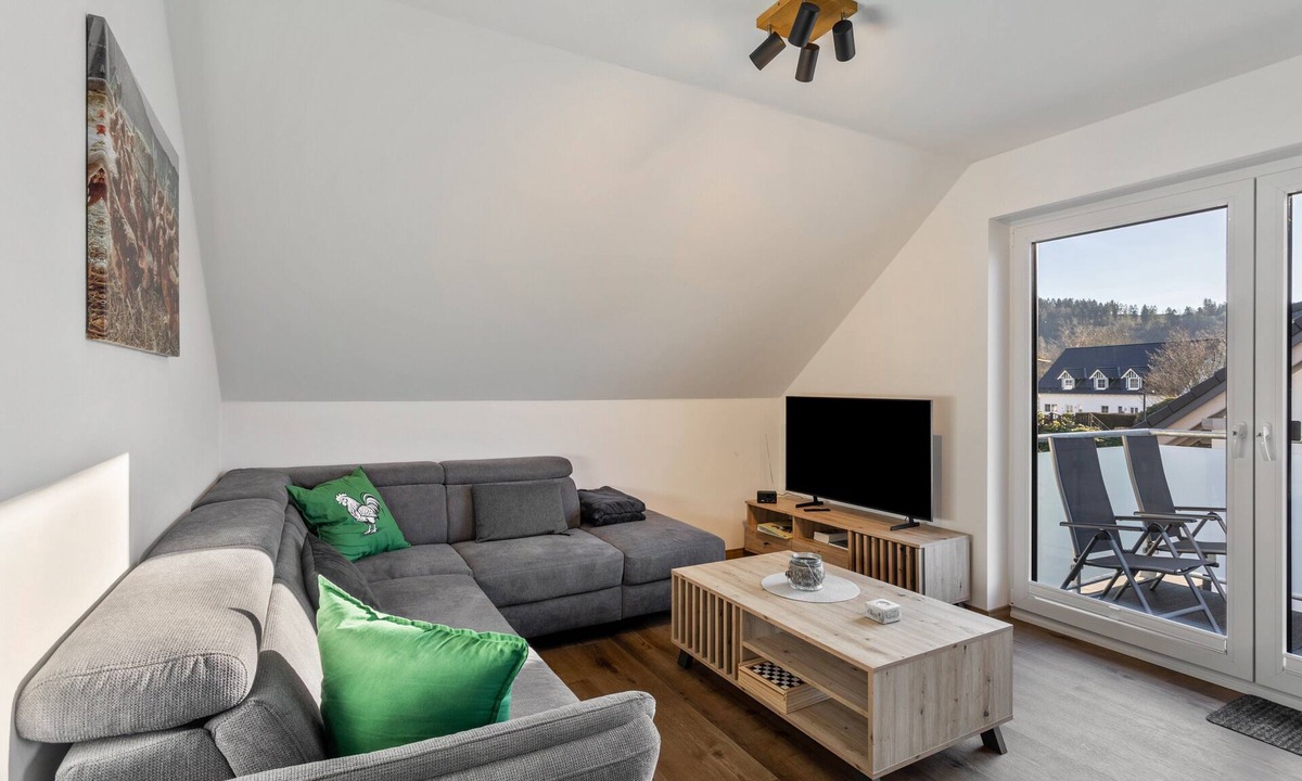 Fleckenberg Apartment | Apartment 'Eierschale' with Mountain View, Balcony and Wi-Fi