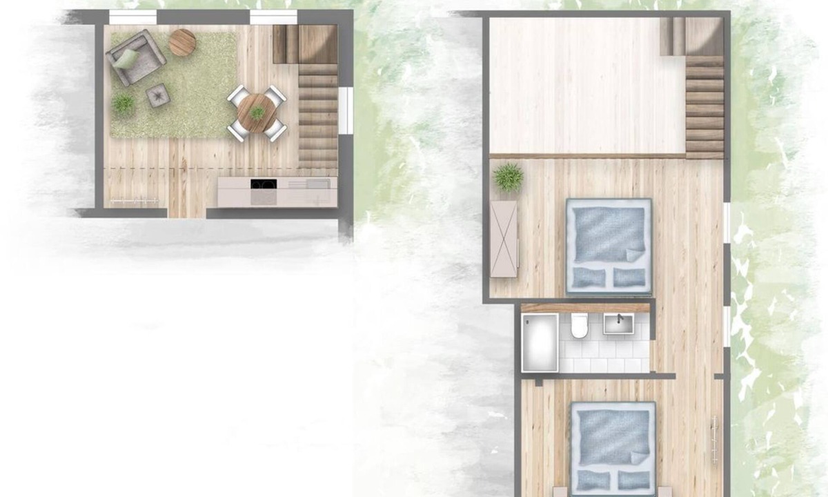 Neuwilthen Apartment | Apartment "Flieder" - Apartments Gutshof Schirgiswalde