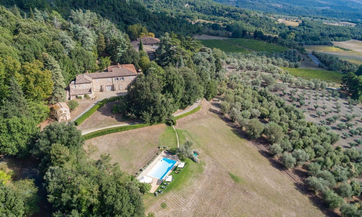 Gambassi Terme Apartment | Apartment in Farm with pool