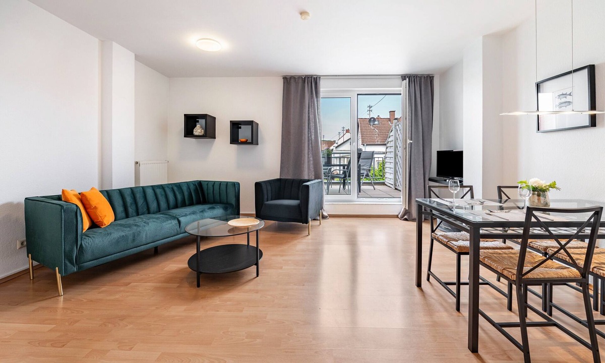 Halberg Apartment | Apartment 'Modern I Citynah I 3 Personen I' with Private Terrace and Wi-Fi