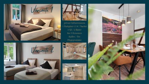Celle Apartment | ApartZ - Celle Altstadt - bis 9 Personen Ideal für Familien und Gruppen, 3 SZ, 2 Bäder, Infrarotsauna, 1 Parkplatz buchbar, Dachterrasse - BRIGHT Collection