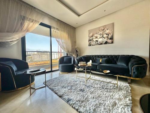 Hay Riad Apartment | Appartement Moderne 2 Chambres - Piscine
