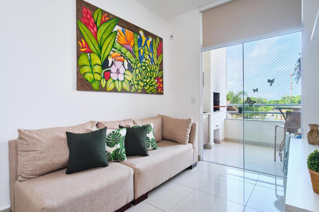 Estufa I Apartment | Apt com piscina e churrasqueira perto da orla do Itagua
