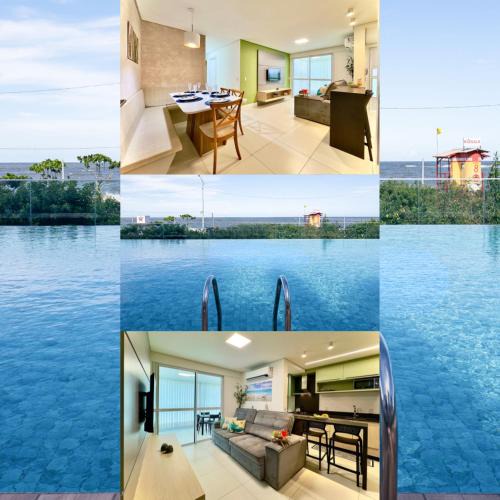 Itacolomi Apartment | Apto 3 Quartos Condomínio Resort Completo Pé na areia com Piscina borda Infinita, Beach Tennis, Academia, Sala de Jogos, Brinquedoteca, Playground e Portaria 24H , Churrasqueira Privativa Reserve Agora e Viva essa Experiência