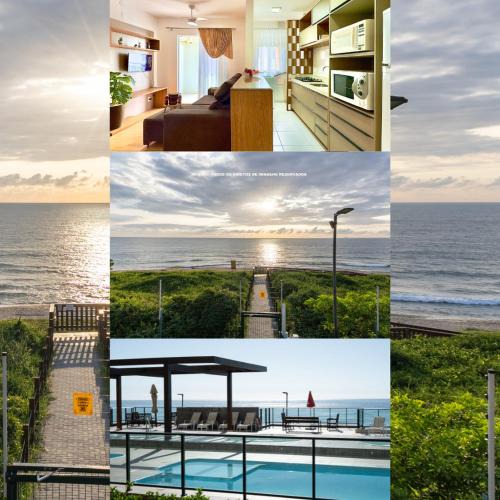 Barra Velha Apartment | Apto completo com VISTA MAR em CONDOMINIO RESORT FRENTE MAR em Barra Velha 2 quartos AR CONDICIONADO CHURRASQUEIRA privativa Cozinha Completa PISCINA vaga de Garagem - VIL3