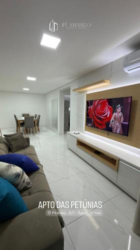 Piratuba Apartment | Apto Petúnias|2 Qtos,Climatizado,Churrasqueira