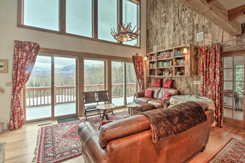 Franconia House | Architect-Designed Franconia Home: Hot Tub & Views