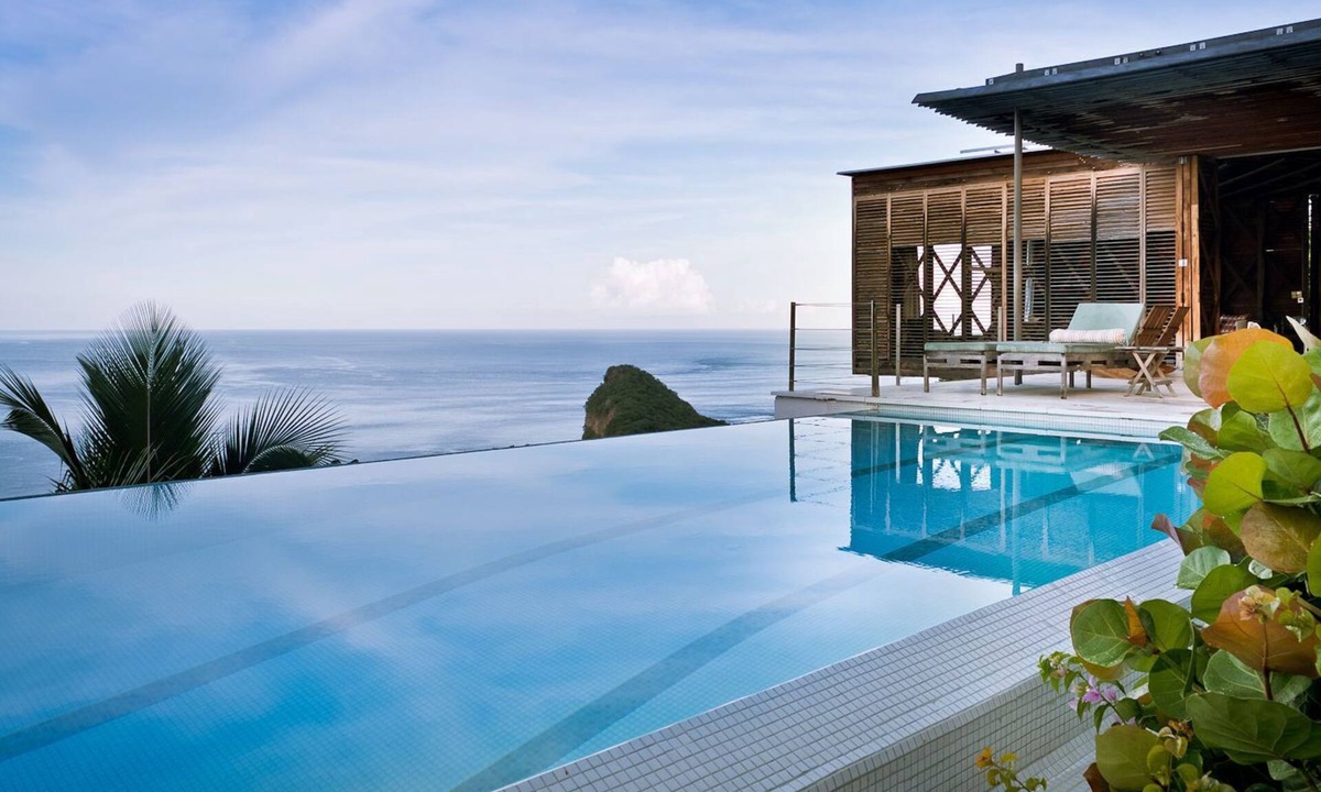 Mamin Villa | Architectural masterpiece overlooking the Caribbean sea and Piton mountains