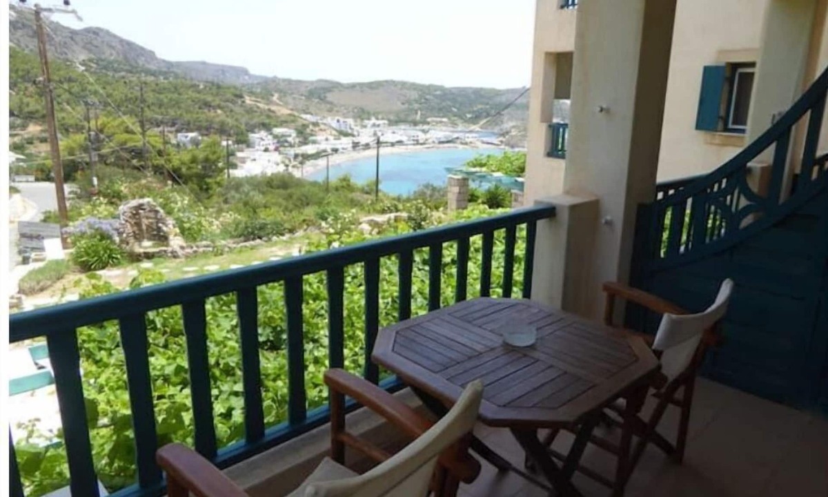 Kithira Apartment | Aronis Studios Double bed, Balcony with View 14