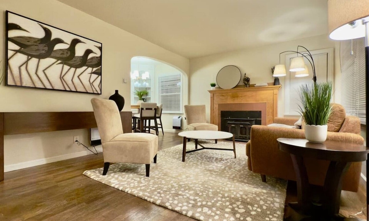Northwest Olympia House | Attic Adventure! Two bedroom home plus full upstairs adventurous attic with two twin beds, couch and smart tv. Walk to Olympia's Downtown & Waterfront