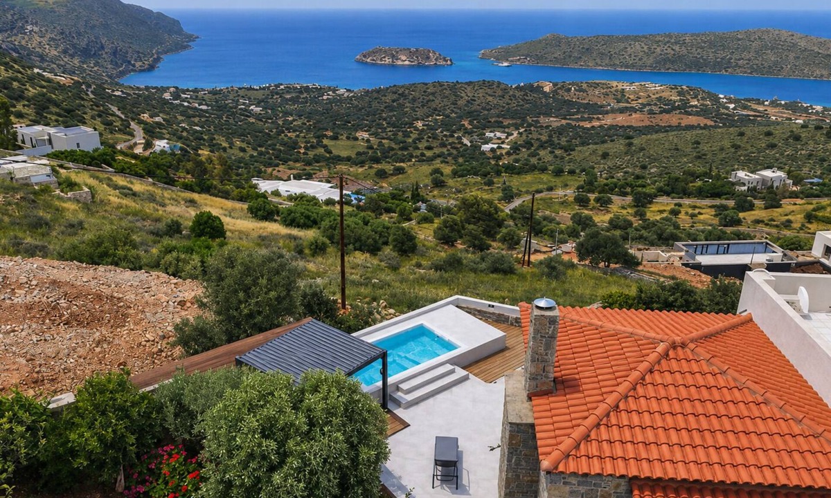 Agios Nikolaos Villa | Aurora, Spinalonga Garden Cottage with Jacuzzi Mini Pool