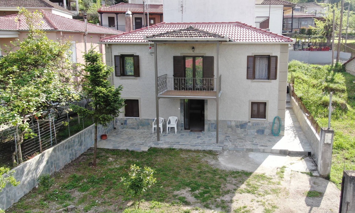 Mavromati House | Authentic Mountain Village Home near Meteora- Fireplace, Views & Family Comfort