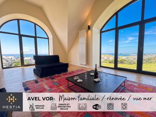 Porspoder House | Avel Vor - Family home renovated sea view
