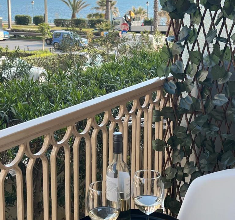 Palaio Faliro Apartment | Azure Breeze Seafront 2BR 2 Bathrooms Steps to Beach