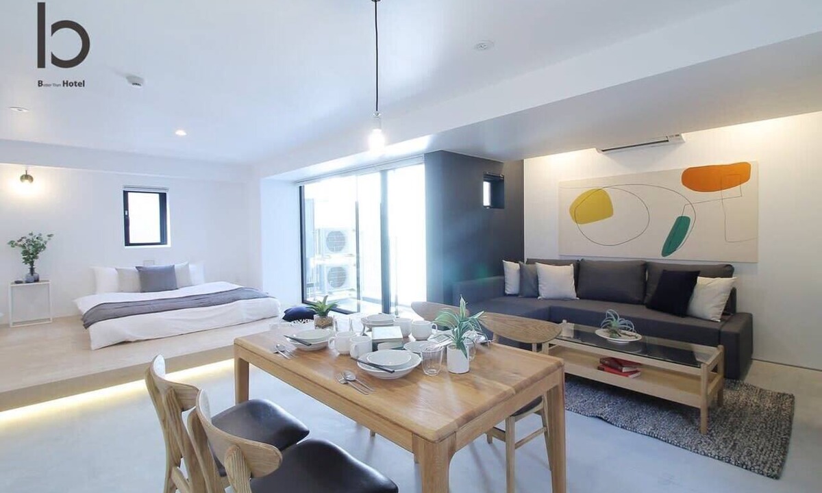 Hiroshima City Centre Apartment | b hotel 502 Central Inner-Side Comfort Studio