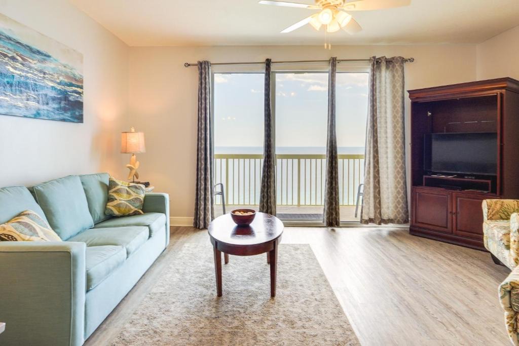 Miramar Beach House | Balcony & Beach Access: Oceanfront PCB Condo