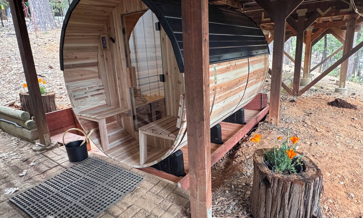 Twain Harte Cabin | Batteate Cabin with Hot Tub, Barrel Sauna, and Game Room