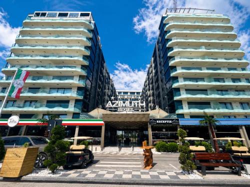 Mamaia-Sat Apartment | Beach Aparthotel sea view & pool in Resort