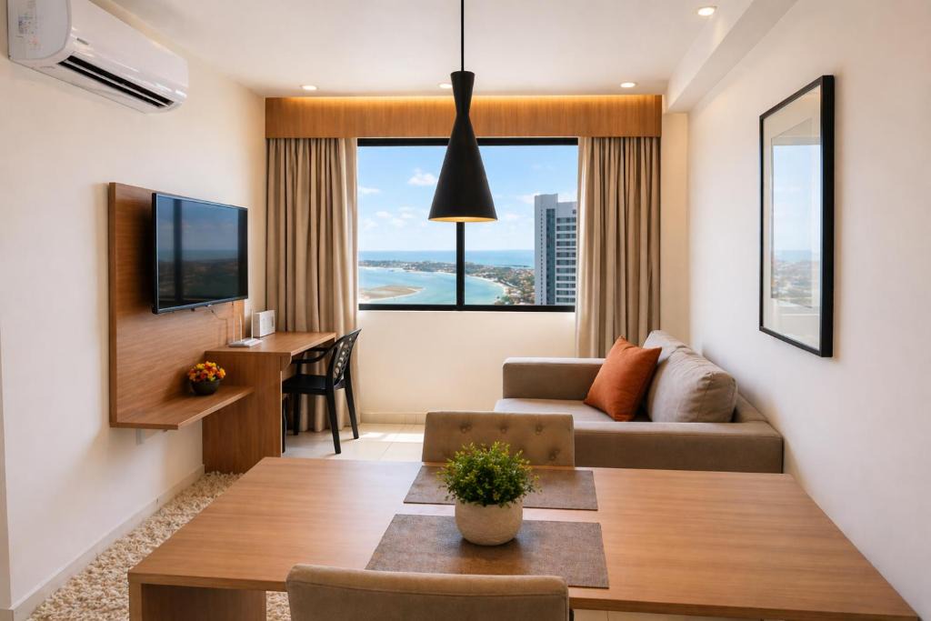 Pina Apartment | Beach Class Excelsior - Pina - Recife- Flat- Piscina-Academia