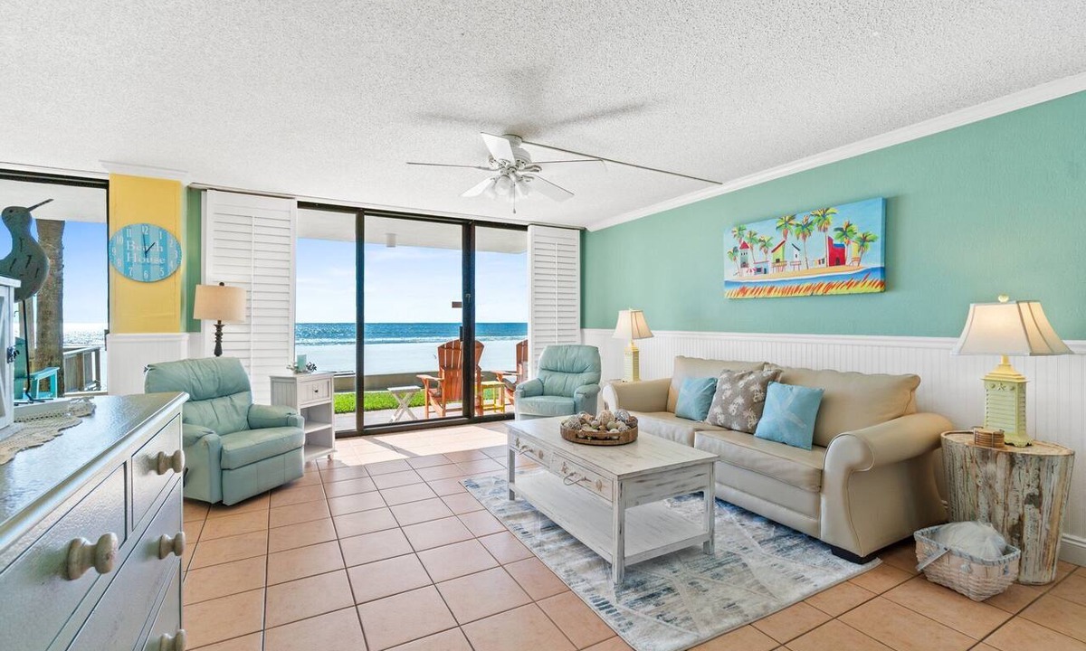 Gulf Lagoon Beach Condo | BEACH Front Condo! Stay right on the Sand! PW107