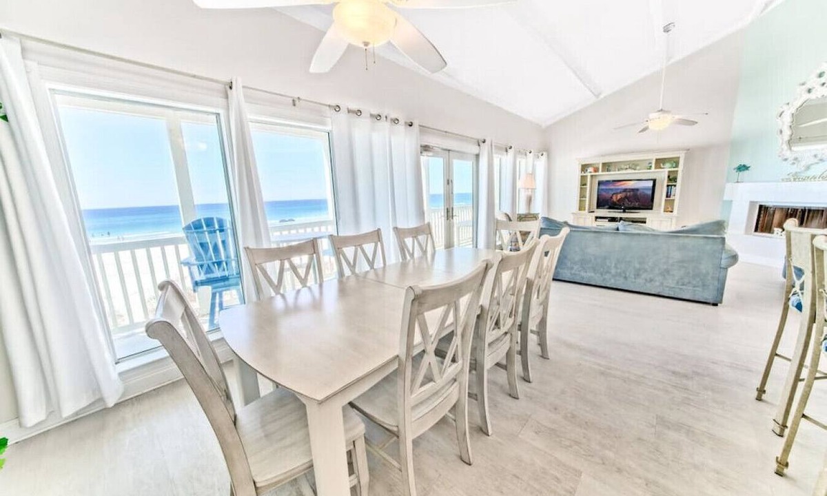 West Panama City Beach Condo | Beach Front & Huge Ocean Views! Sleeps 10!