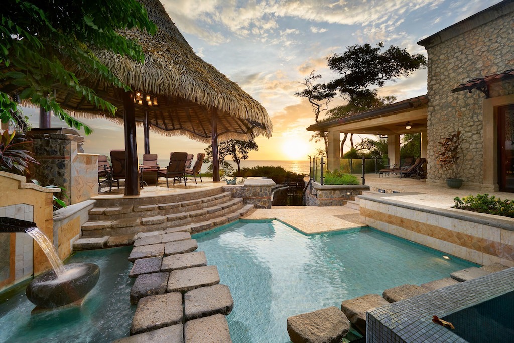 Playa Langosta Villa | Beach Front, Luxury Private Villa on Beautiful Playa Langosta Beach / Tamarindo