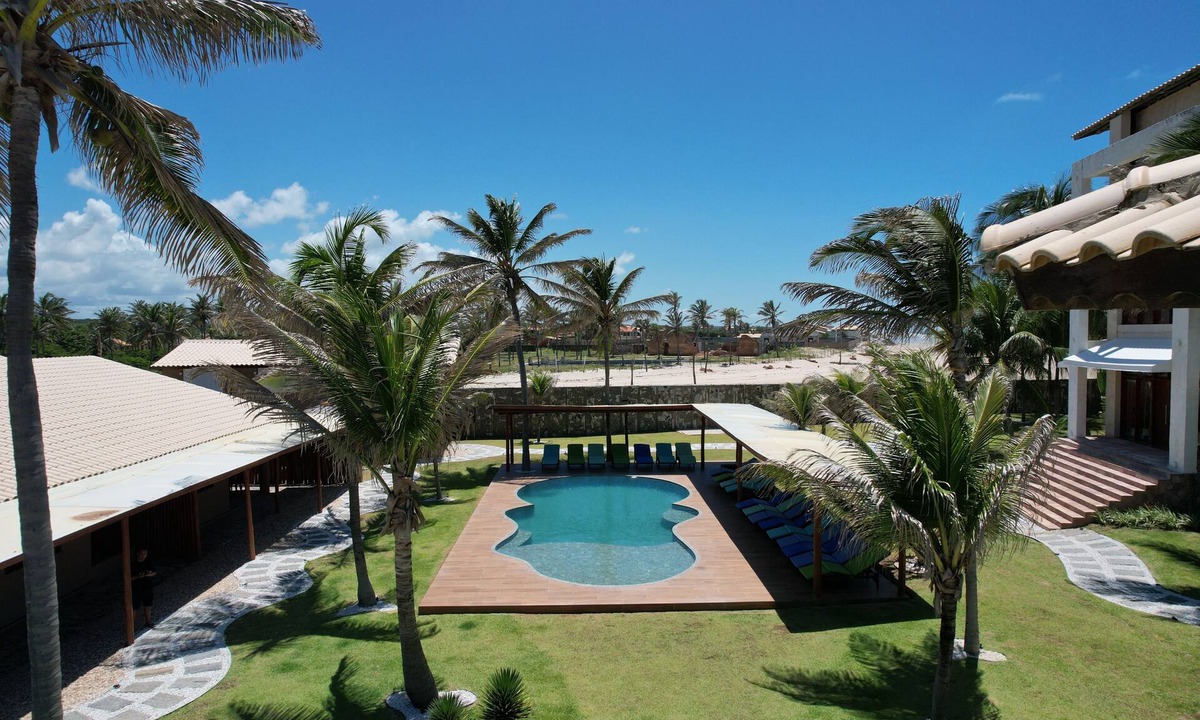 Caponga Apartment | Beach front One Bedroom with Pool and Garden Views