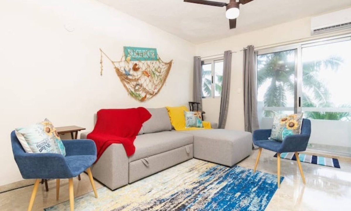 Puerto Juarez Apartment | Beachfront 1BR - Stunning Views - Near Hotel Zone & Isla Mujeres Ferry