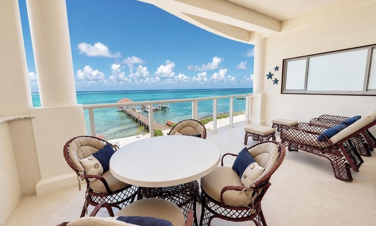 San Pedro Condo | BEACHFRONT! 2BR/2.5BA at Grand Caribe Belize! Large, private OCEANFRONT Balcony!