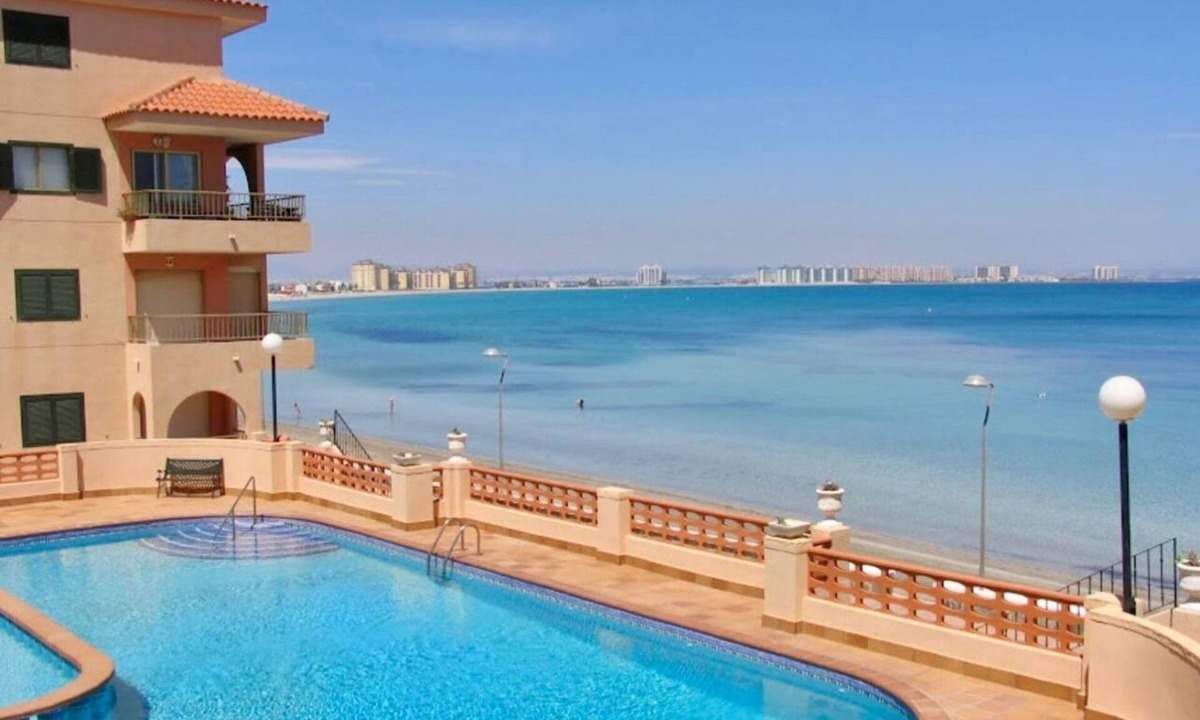 San Javier Apartment | Beachfront 3BR Condo w Pool Views Sleeps 10