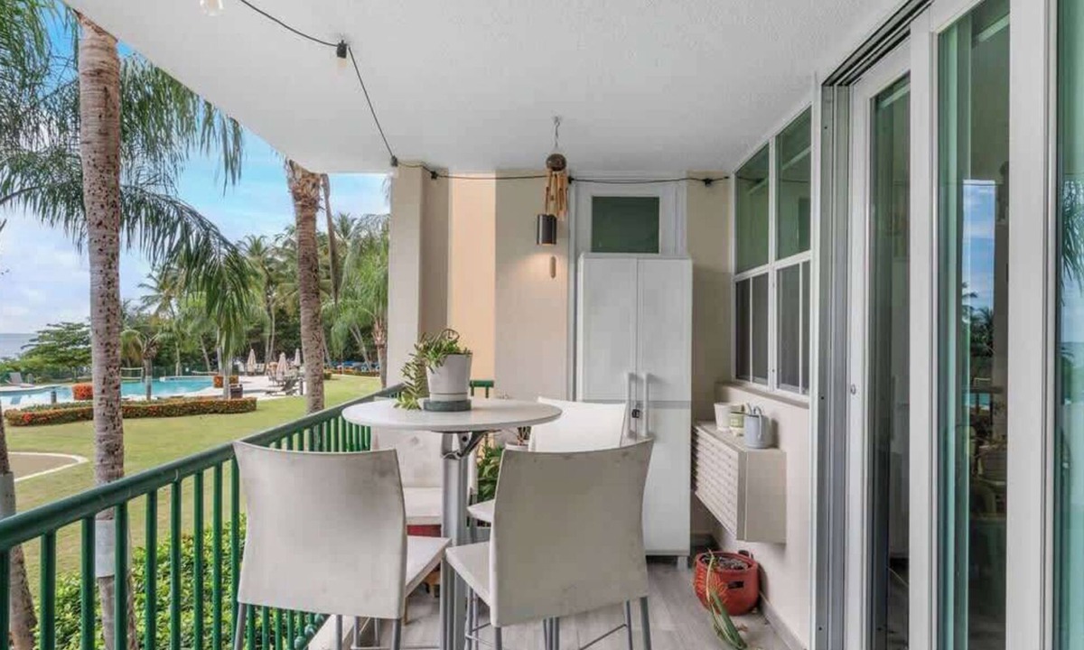 Pedernales Apartment | Beachfront | Balcony With Pool & Beach Views