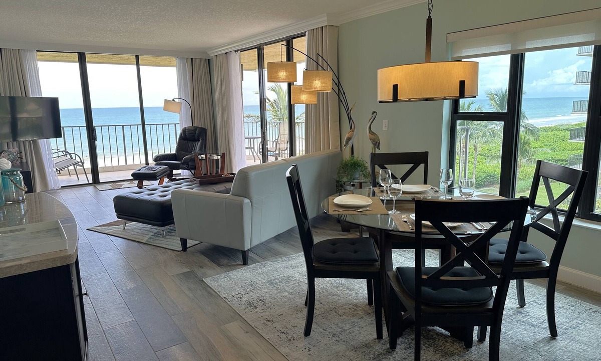 Fort Pierce Shores Condo | Beachfront Condo with Wrap Around Balcony on 5th Floor -Available Dec & Jan 2027