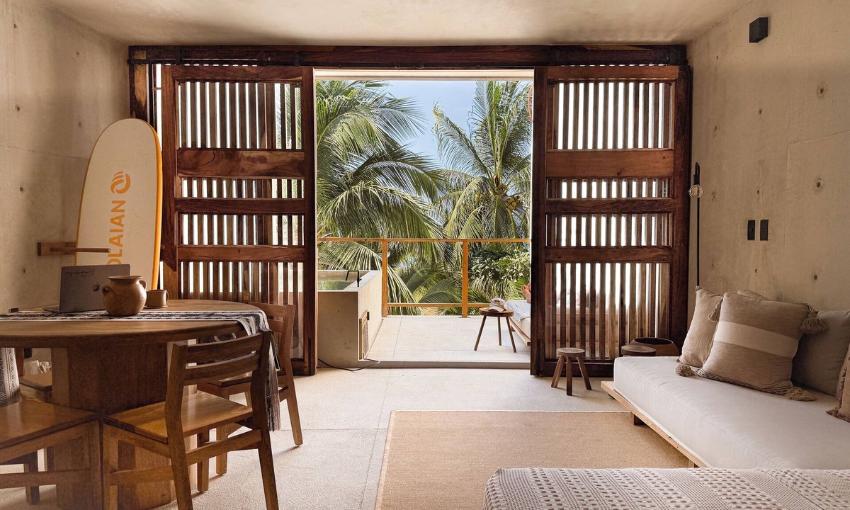 Brisas de Zicatela Apartment | Beachfront Design Loft: Private Pool & Fast WI-FI