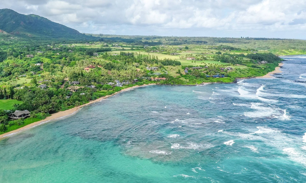 Anahola House | Beachfront estate with ocean views, private hot tub, beach gear & enclosed yard