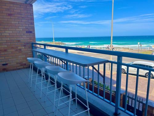 Newcastle East Apartment | Beachfront Getaway with Views, Pool & Tennis Court