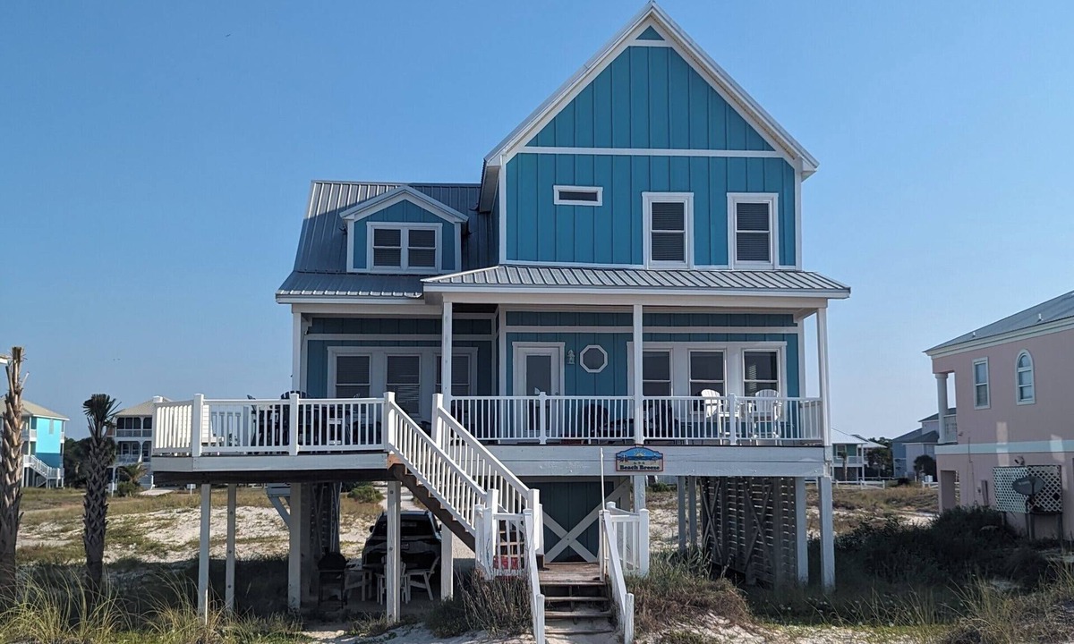 Morgantown House | BEACHFRONT Gulf of America~5br~Sleeps 14~On Beach~2 Pools/Tennis/Pickleball