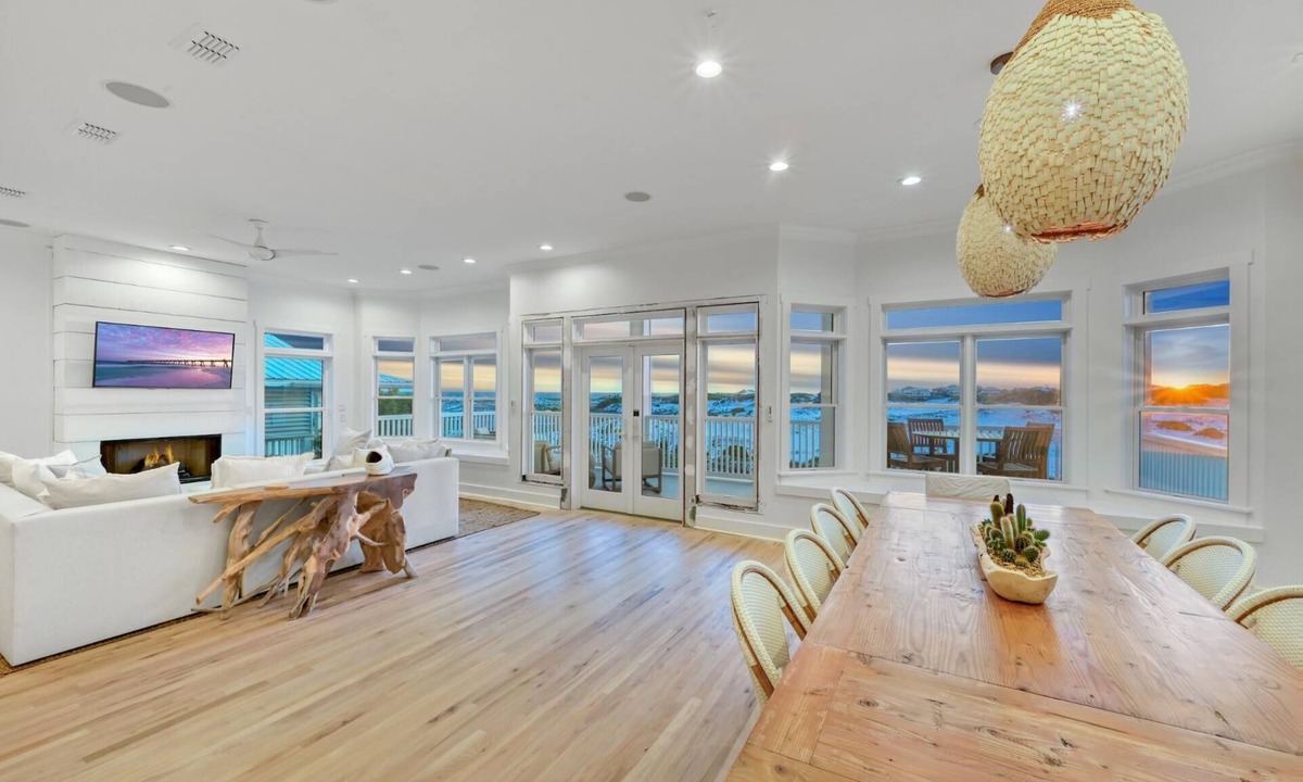 Grayton Beach House | Beachfront Home with Private Pool, Multiple Decks | Walk to Beach